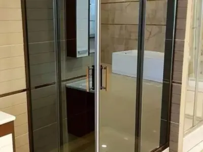 Bronz Duşakabin Aynalı Cam