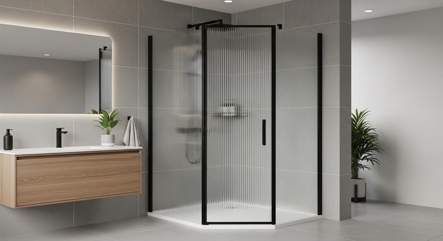 Nervürlü Köşe Duşakabin